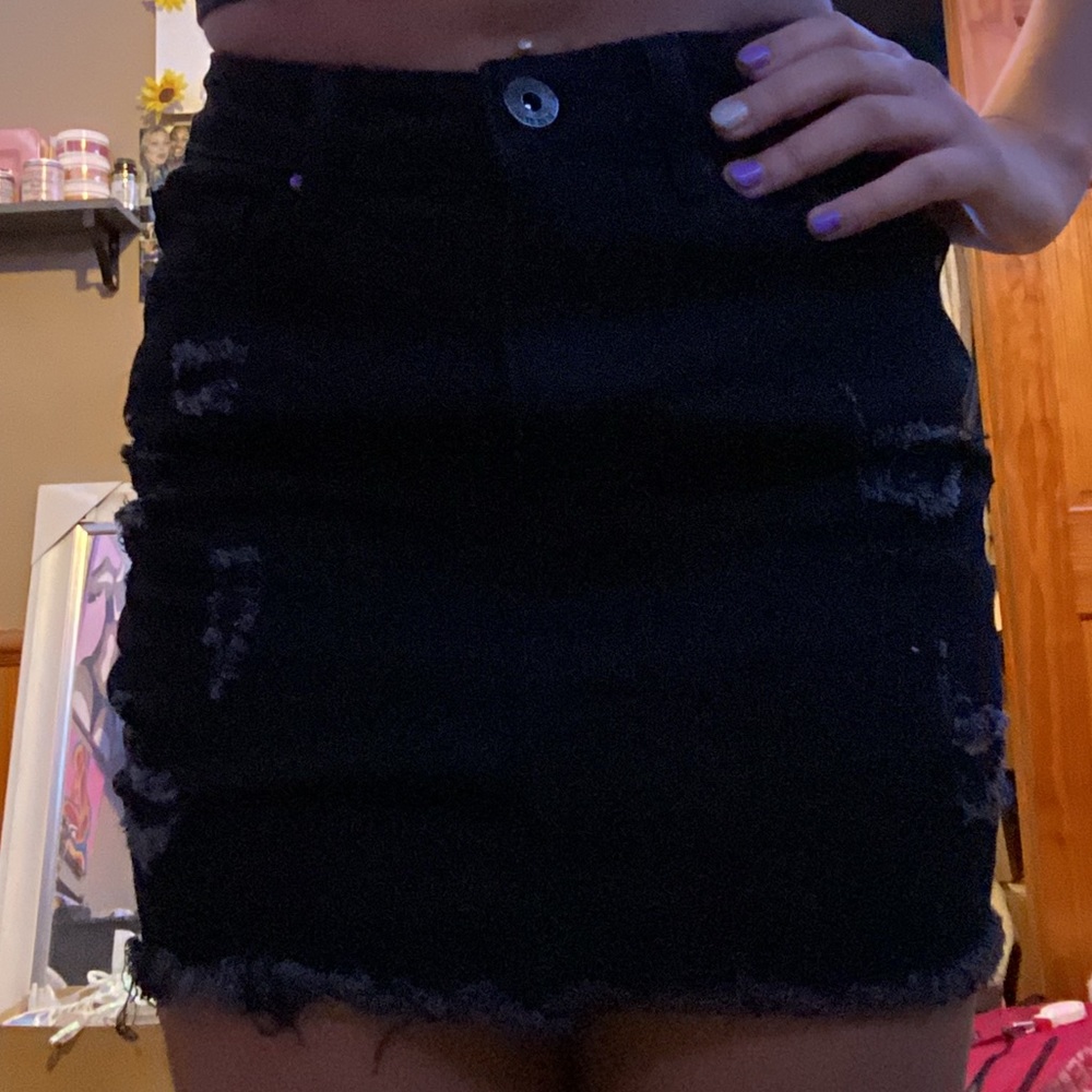 Denim skirt